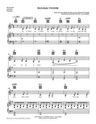 Going Home song page